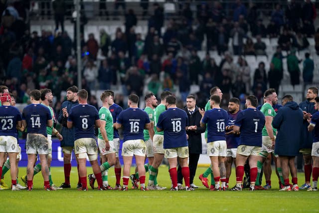 Ireland and France will look to boost their Six Nations title hopes in Dublin (Andrew Matthews/PA)