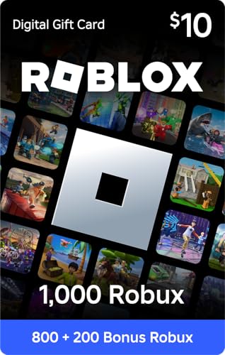 Roblox Digital Gift Card - 1,000 Robux [Includes Exclusive Virtual Item] [Digital Code]