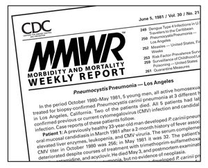 HIV/AIDS; MMWR, June 5, 1981