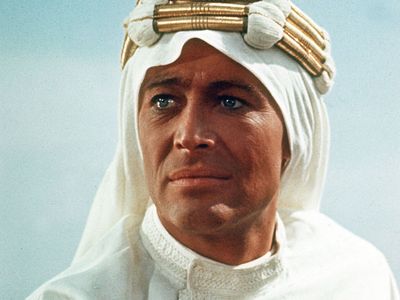 Peter O'Toole in Lawrence of Arabia