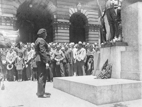 Anzac Day: ceremonies