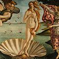 "The Birth of Venus," tempera on canvas by Sandro Botticelli, c. 1485; in the Uffizi, Florence.