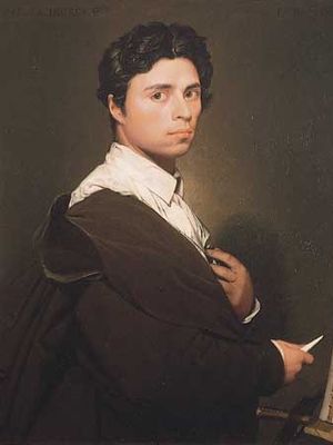 Jean-Auguste-Dominique Ingres: Self-portrait