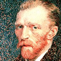 Vincent Van Gogh, Self Portrait. Oil on canvas, 1887.