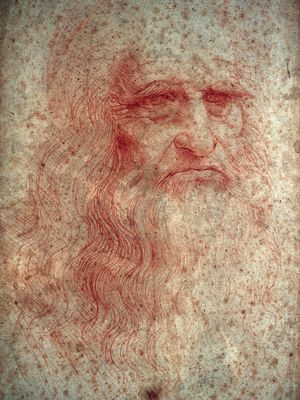 Leonardo da Vinci: self-portrait