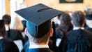 29 July 2022, Baden-Wuerttemberg, Mannheim: A man wears a graduation hat at a graduation ceremony of his university. Photo: Silas Stein/dpa (Photo by Silas Stein/picture alliance via Getty Images)