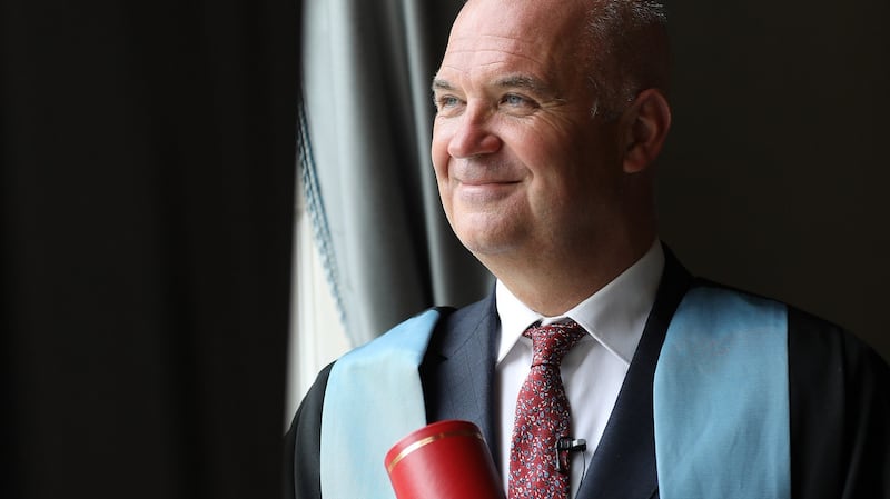 Dr Tony Holohan after having received an Honorary Fellowship from RCSI on Thursday.