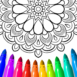 Icon image Mandala coloring book