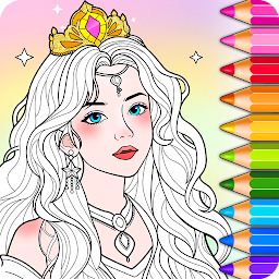 Icon image Princess Game Fantasy Coloring