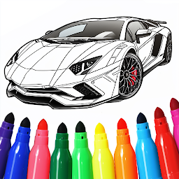 Slika ikone Cars Coloring & Drawing Game