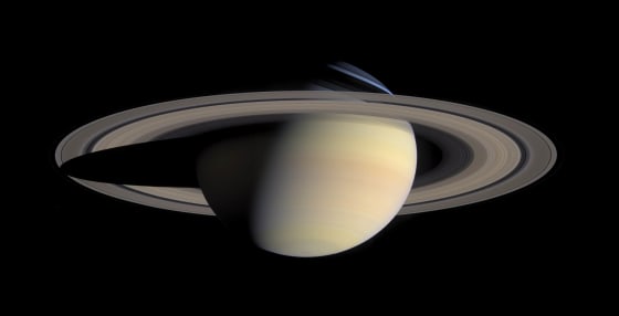 A detailed, global natural color view of Saturn and its rings. Cassini.