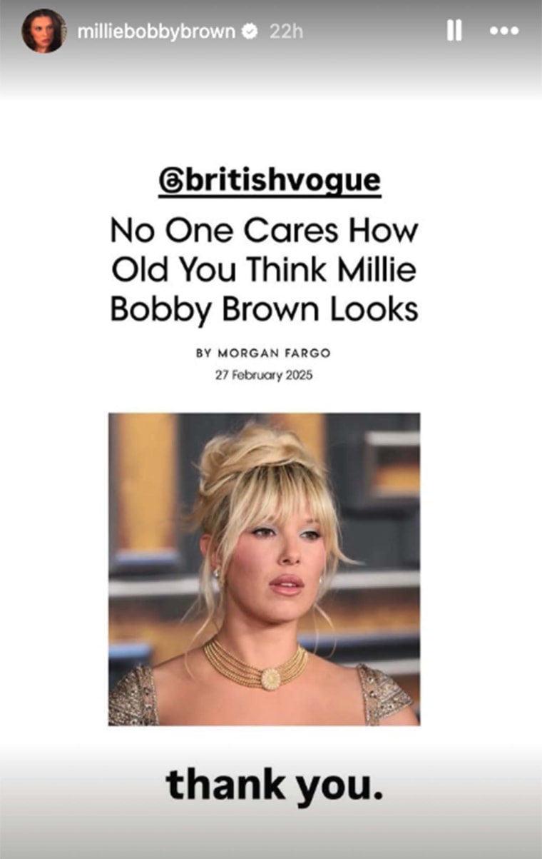 Mille Bobby Brown Instagram