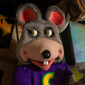 "Chuck E. Cheese," left, and "Helen Henny," members of the animatronic band at the Chuck E. Cheese pizza center in Northridge, are photographed in action. The Northridge location of Chuck E. Cheese is soon going to be the last remaining pizza center to house an animatronic band, once a staple of the franchise.  