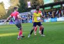 Zane Banton got the St Albans goal at Chelmsford. Picture: JIM STANDEN