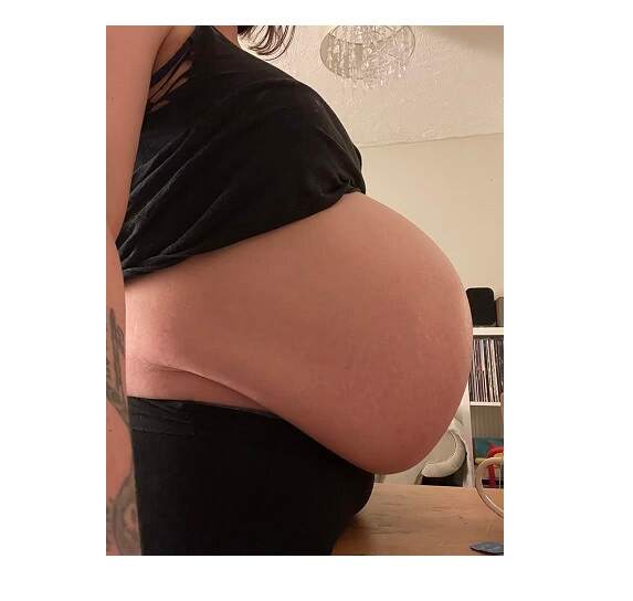 baby bump at 38 weeks pregnant