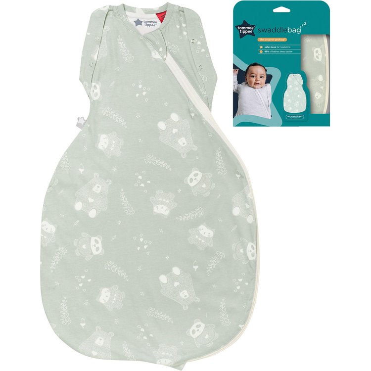 Tommee Tippee 3-6 Months 2.5 Tog Baby Sleep Swaddle Bag - Woodland Gofer 