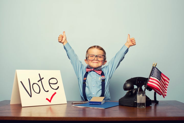 There are developmentally appropriate ways to talk to children about the democratic process. 