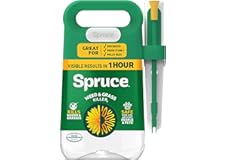 Spruce Weed Killer Spray - Snap & Spray Weed & Grass Killer₂ Powered Starter Kit - Reusable Sprayer with Wand for Spot-Treati