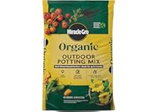 Miracle-Gro Organic Outdoor Potting Mix, for Outdoor Container Plants, Contains Quick-Release Natural Fertilizer, OMRI Listed