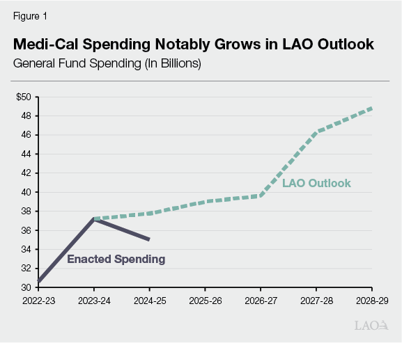 Figure 1: Medi-Cal Spending Notably Grows in LAO
Outlook