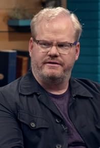 Primary photo for Jim Gaffigan Wears a Blue Jacket & Plum T-Shirt