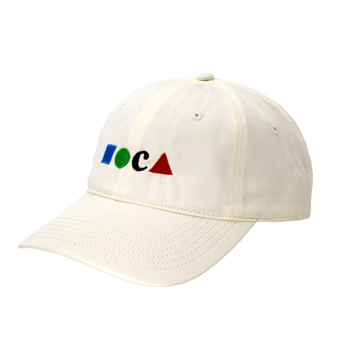 MOCA Classic Logo Natural White Dad Cap