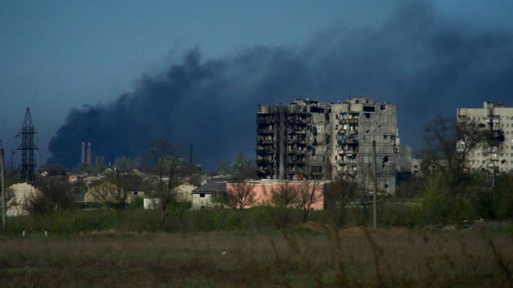 Azovstal steel plant in MAriupol