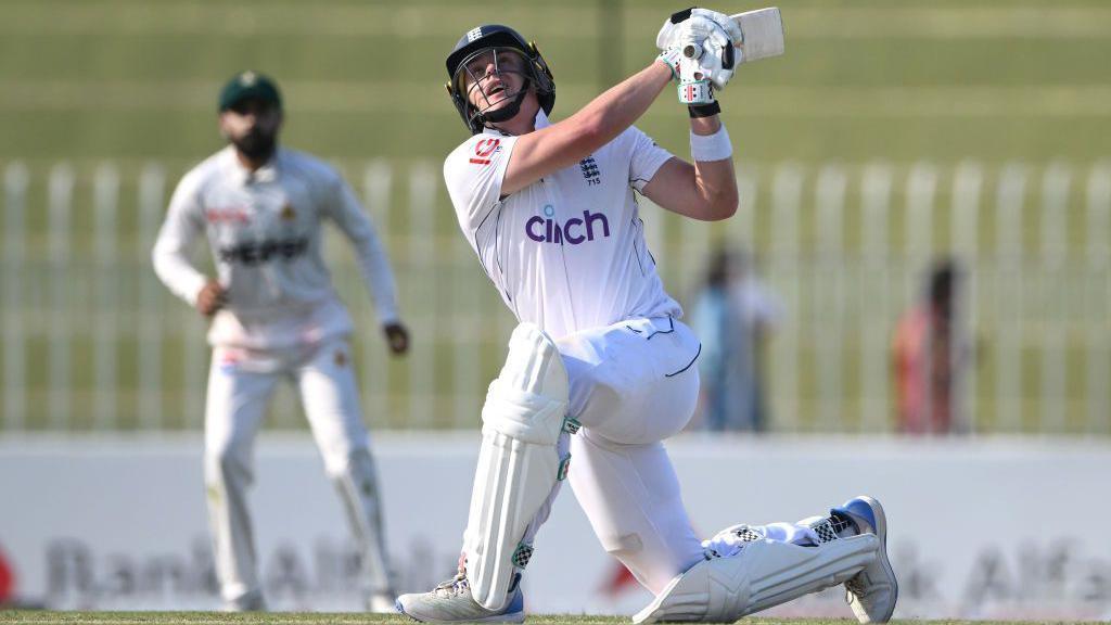 England batter Jamie Smith hits out