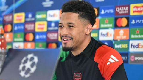 Arsenal defender William Saliba