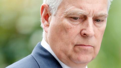 head and shoulders picture of the Duke of York, Prince Andrew