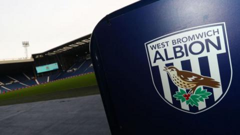 West Bromwich Albion crest at The Hawthorns