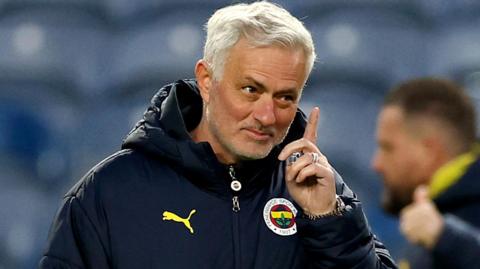 Jose Mourinho at Ibrox