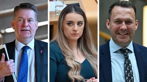 Murdo Fraser, Meghan Gallacher and Russell Findlay 