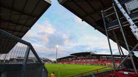 View of the StoK Racecourse in Wrexham