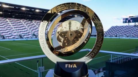 The Fifa Club World Cup trophy