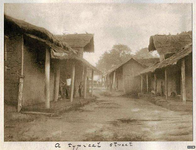 A street in Benin / now Nigeria