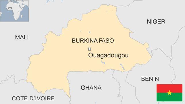 Map of Burkina Faso