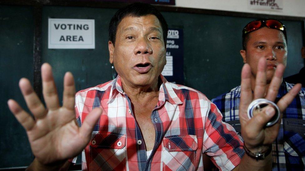 Presidential candidate Rodrigo "Digong" Duterte 09 May 2016