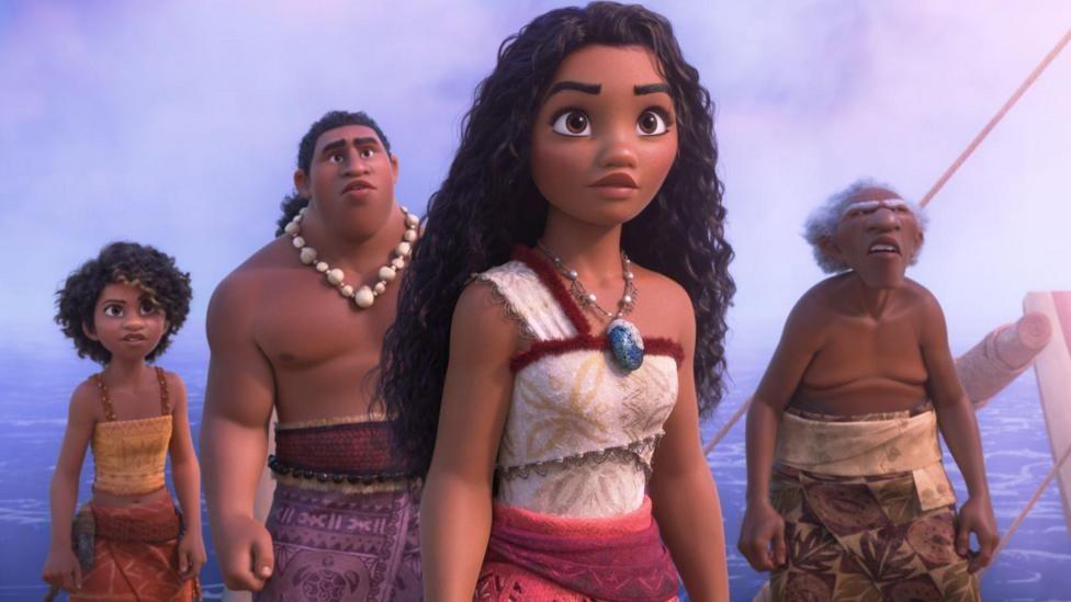 A picture from the animated film, Moana