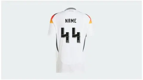 Adidas Germany home hit with number 44