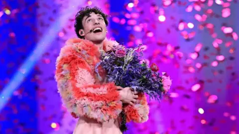 Getty Images Nemo wins the Eurovision Song Contest