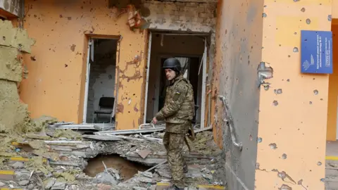 Reuters A Ukrainian soldiers fighting in Sievierodonetsk