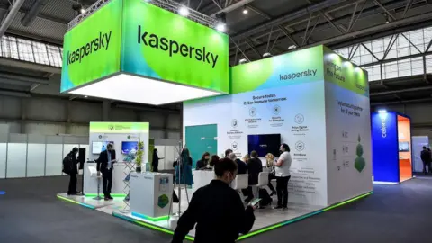 Getty Images Kaspersky company stand