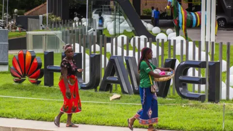 Getty Images Huawie offices in Zambia